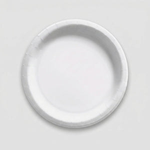 Classic White 6.75" Round Paper Plates - 16 Count