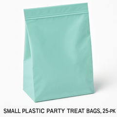 Robins Egg Blue Small Party Treat Bags - 25 Pack