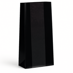 Large Black Cello Party Treat Bags, 11.5-Inch, 25-Pack