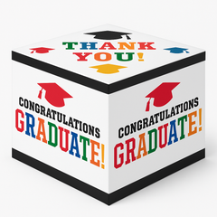 Multicolor Graduation Card Box