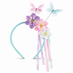 Butterfly Flutter Floral Headband for Kids
