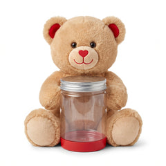 Adorable Bear Plush Balloon Weight with Jar Accessory