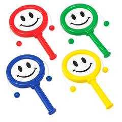 Smile Slide Drum Noisemakers - High Count Party Favor Pack