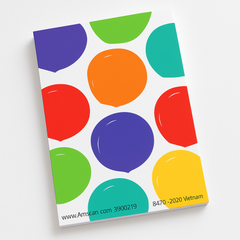 Colorful Polka Dot Circle Notepads - 12 Pack