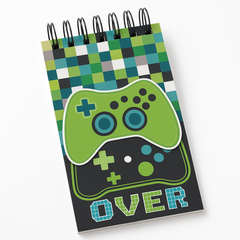 Gamer 3-Tier Spiral Notebook Party Favor