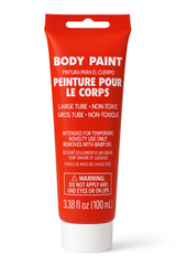 Red Non-Toxic Body Paint - 100ml Squeeze Tube
