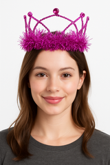 Sparkling Pink Tiara for Team Spirit