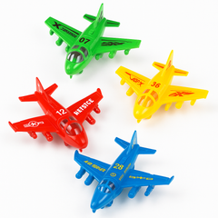 Colorful Pullback Airplane Toy Set