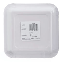 Little Gym - Spider-Man Webbed Wonder Square Paper Plates, 9-Inch, 8-Pack