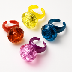 Multi-Colored LED Diamond Light-Up Rings