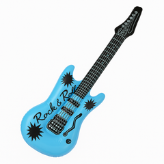 Rock 'n' Roll Inflatable Electric Guitar - 80's Party Prop