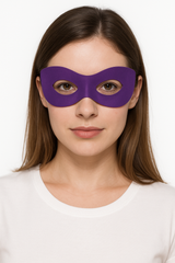 Purple Superhero Domino Mask - Costume Accessory