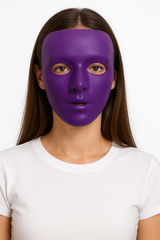 Purple Full Face Team Spirit Mask