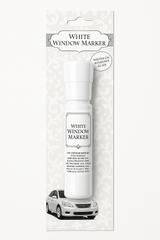 White Wedding Window Marker for Getaway Car Decorations