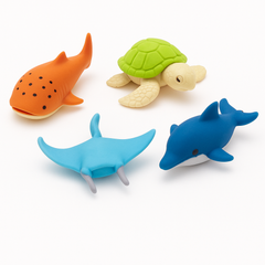 Sea Animal Erasers Mega Value Pack - 12 Count