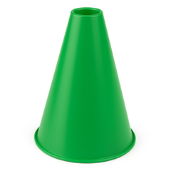 Festive Green Megaphone - Cheer On with Team Spirit