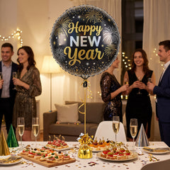 18-Inch Holographic New Year’s Eve Foil Balloon