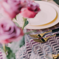 10 In. Trend Macchiato Plastic Plates | 10 Count