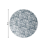 8" Garden Damask Design Plastic Plates (10)