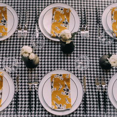 B&W Print Luncheon Napkins | 720 Count