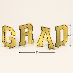 Gold Foil "Congrats Grad" Centerpiece Letter Pack