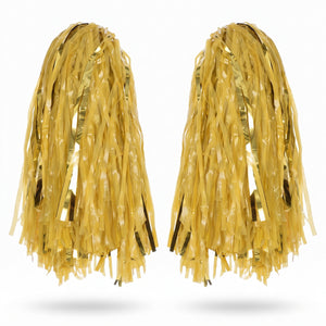 Gold Cheer Pom-Poms 2-Pack