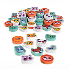 Cool Critter Mini Erasers Mega Value Pack - 100 Count