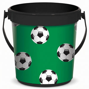 Soccer Themed Plastic Party Favor Bucket