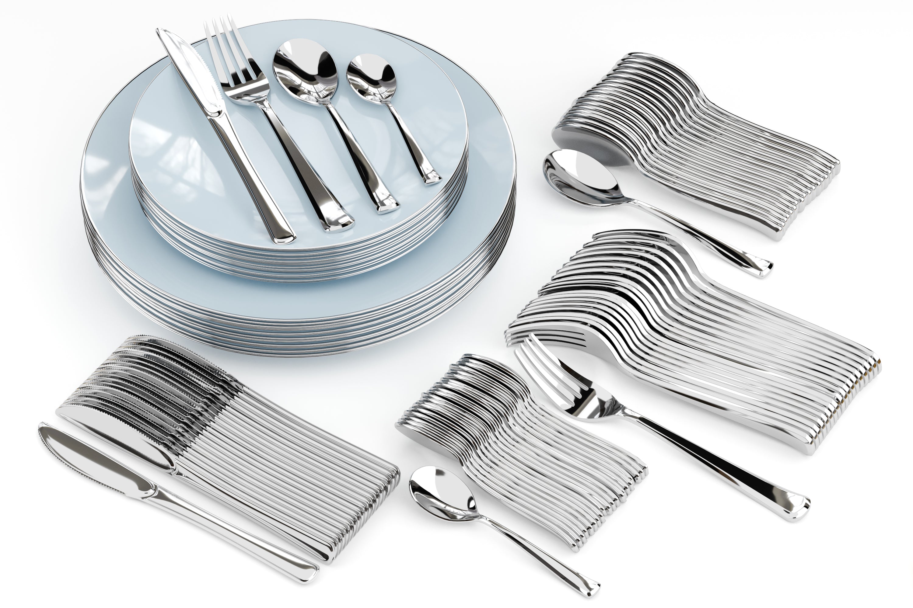 140 Pieces | Setting for 20 | Sage Classic Combo Pack