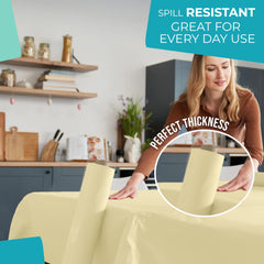 40 In. x 100 Ft. Light Yellow Table Roll | Case of 6