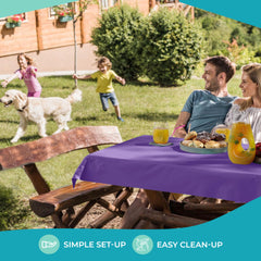 40 In. x 300 Ft. Premium Purple Table Roll | Case of 4