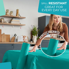 Unleashed - 40 In. x 100 Ft. Teal Table Roll