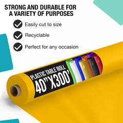 Unleashed - 40 In. x 300 Ft. Premium Yellow Table Roll