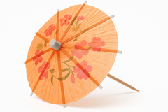 Multi-Colored Parasol Cocktail Picks - 120 Pack