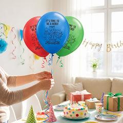 PJ Masks "It’s Time to be a Hero" Latex Balloons - 12", 6 Pack