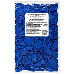 Bulk Bright Royal Blue Latex Balloons - 12" | 100 Count