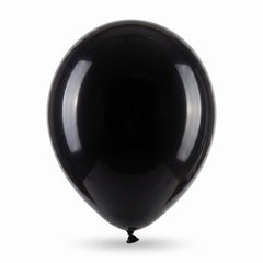 Bulk Black Latex Balloons - 12 Inch | 100 Count