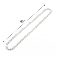 Hollywood Pearl Bead Necklaces - Set of 4