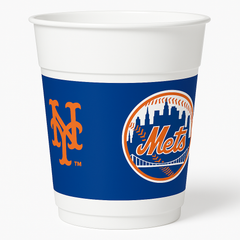 New York Mets 16oz Plastic Cups - MLB Official