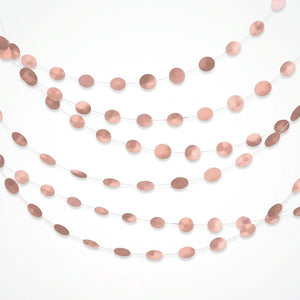 Rose Gold Metallic String Decorations