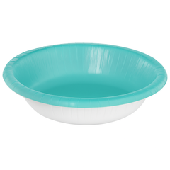 Robins Egg Blue 20 oz. Paper Bowls - Solid Color