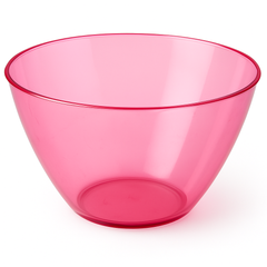 Bright Pink 24oz Plastic Serving Bowl