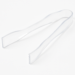 Clear Mini Plastic Tongs - 2 Pack