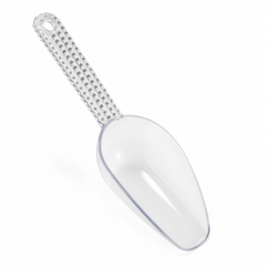 Clear Rhinestone Plastic Candy Scoop - 6.5 inches