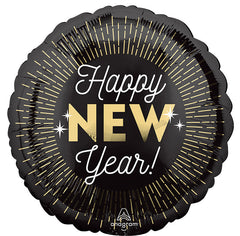 Midnight Glam New Year's Eve Foil Balloon - 18"