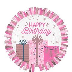 Pastel Birthday Super Shape Foil Balloon - 30"