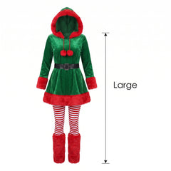 Adult Sassy Elf Christmas Costume - Adult L