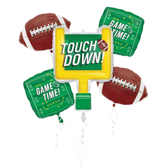 5-Piece Sports Themed Foil Balloon Bouquet