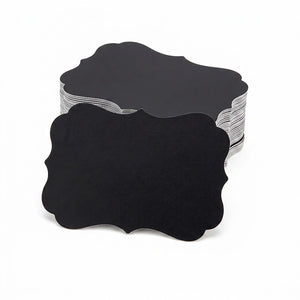 Customizable Chalkboard Sticker Labels, 50 Pack
