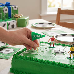 Goal Getter Soccer Birthday Candle Set, 3-Inch, 6-Pack
